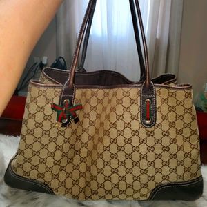Vintage Gucci Sherry Tote Bag